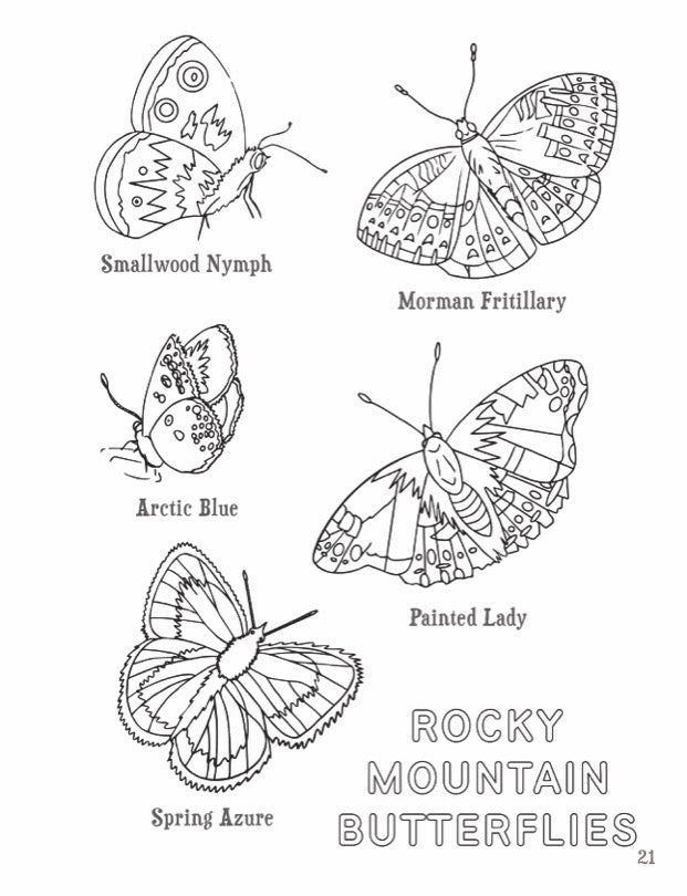 Coloring & Activity Book - Rocky Mountain National Park