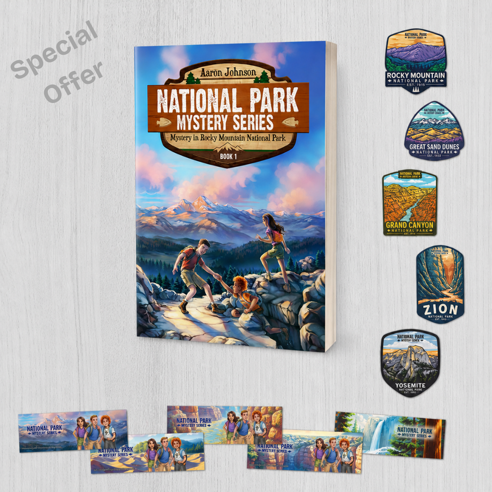 Book 1 + Sticker Pack - Deluxe Adventure Pack – National Park Mystery ...