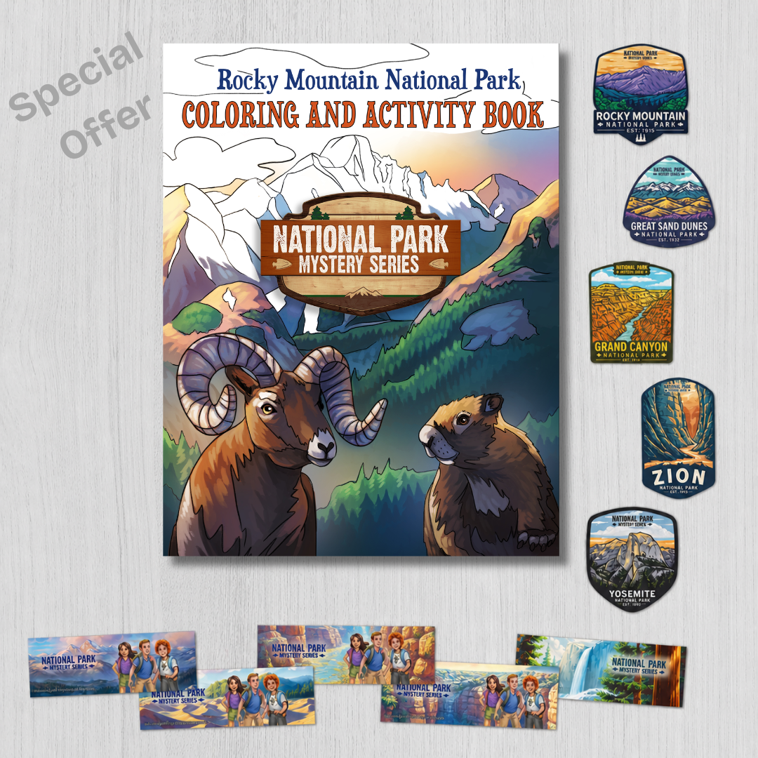 Coloring & Activity Book + Sticker Pack - Deluxe Adventure Pack