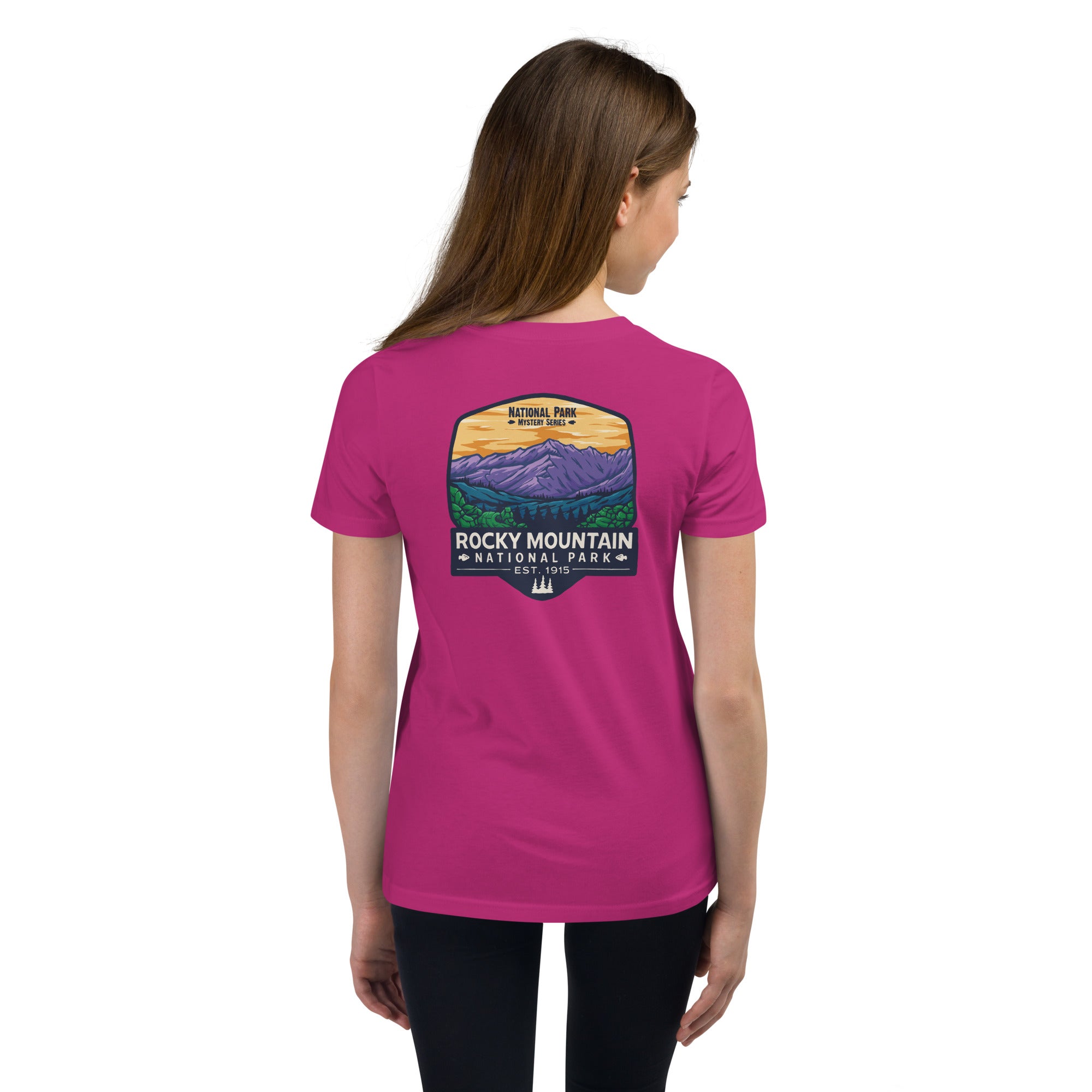 Rocky Mountain - Youth T-Shirt - Back Print – National Park