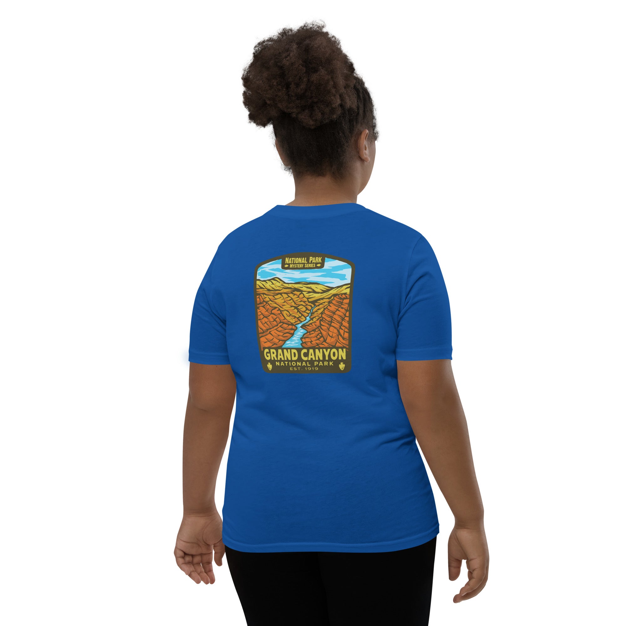 Grand Canyon - Youth T-Shirt - Back Print – National Park Mystery