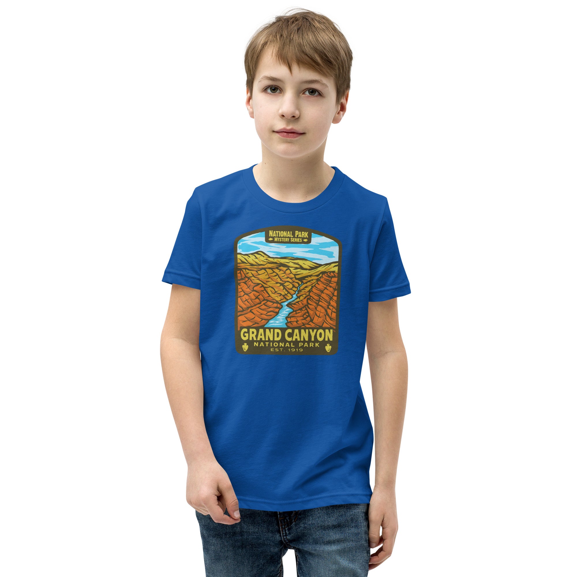 Grand Canyon Youth T Shirt National Park Mystery Series